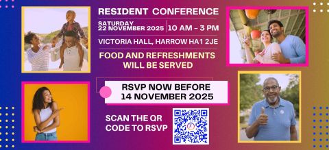 You're invited to our Annual Resident Conference + Prize Draw in Harrow on 22nd November 2025!